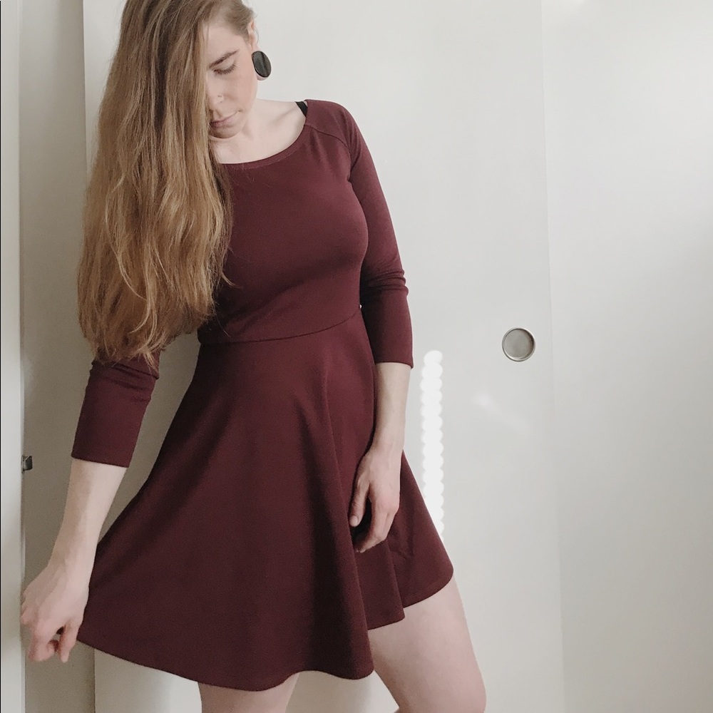 Fit n flare mini dress